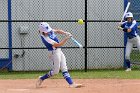 Softball vs Emerson  Wheaton College Softball vs Emerson College in game 2 of their doubleheader. - Photo by Keith Nordstrom : Wheaton, Softball